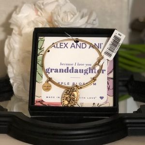 Alex and Ani Bracelet granddaughter charm